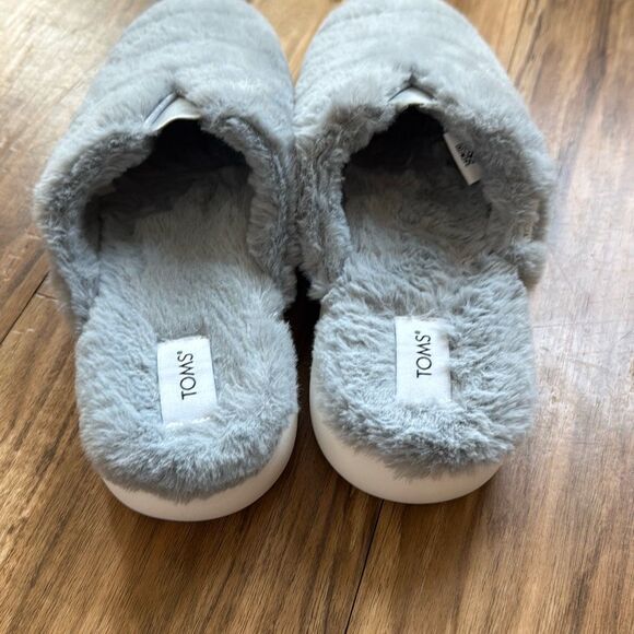 TOMS Womens Alpargata Mallow Mules Flats Slippers Grey Size 8.5 - Picture 5 of 5